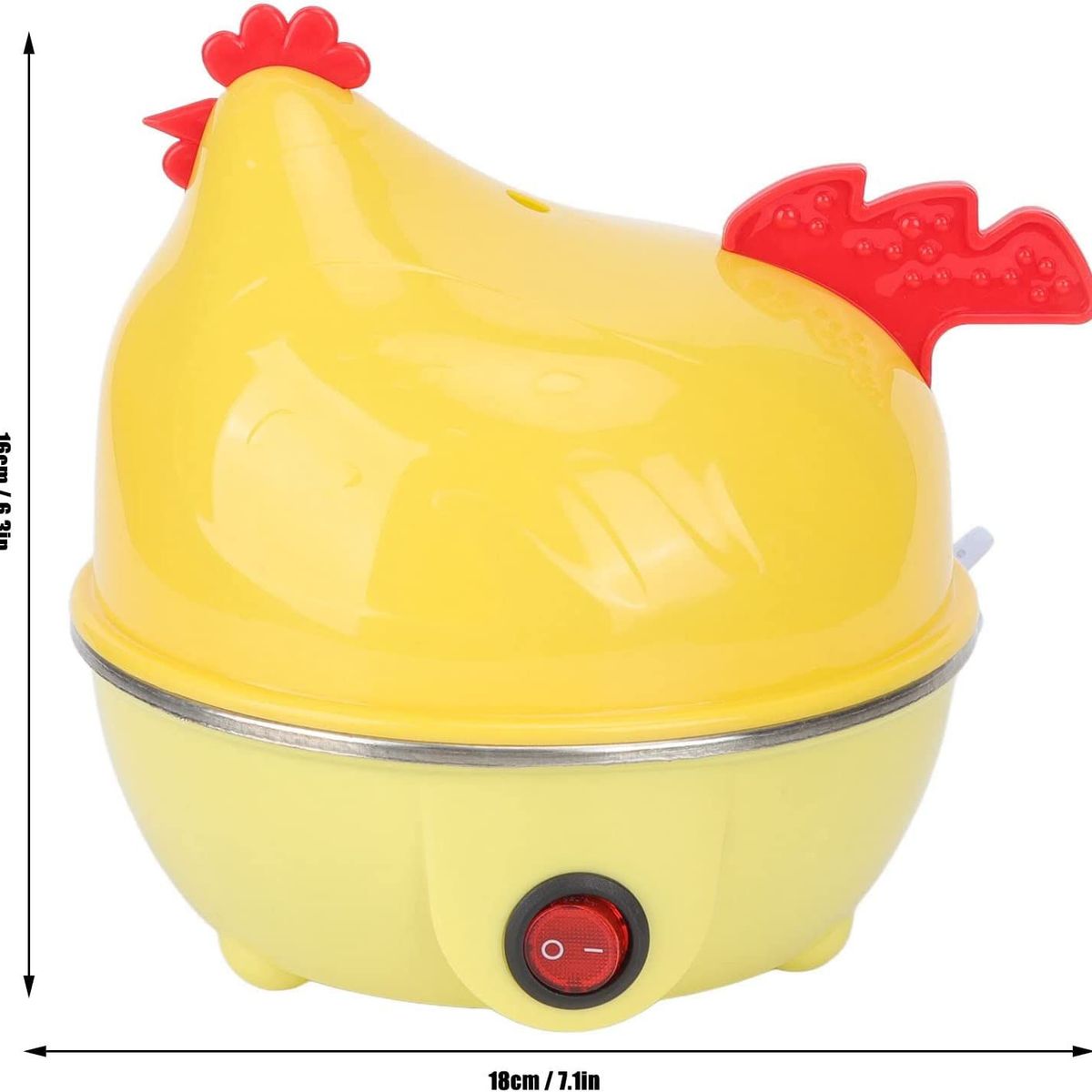 GENERICO - Gallina Hervidor de Huevos Eléctrico Automático