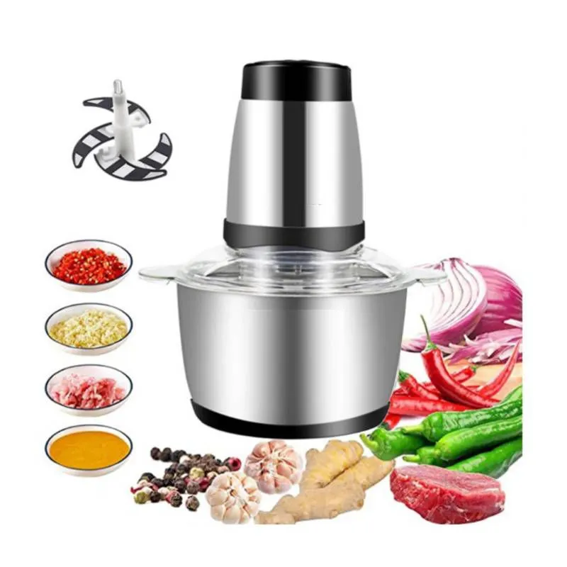 GENERICO - Picatodo Moledor de Carne Electrico Multiuso Acero Cocina