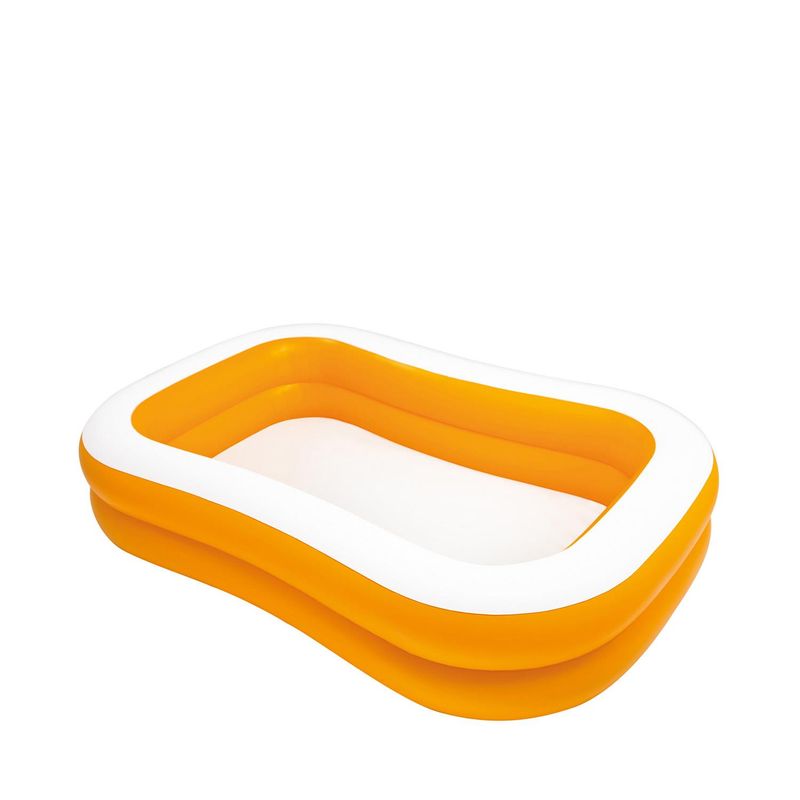 INTEX - Piscina Inflable Rectangular 229x147x46cm Naranja