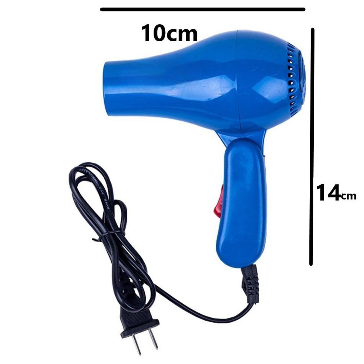 GENERICO - Secadora Cabello 850w portátil AZUL