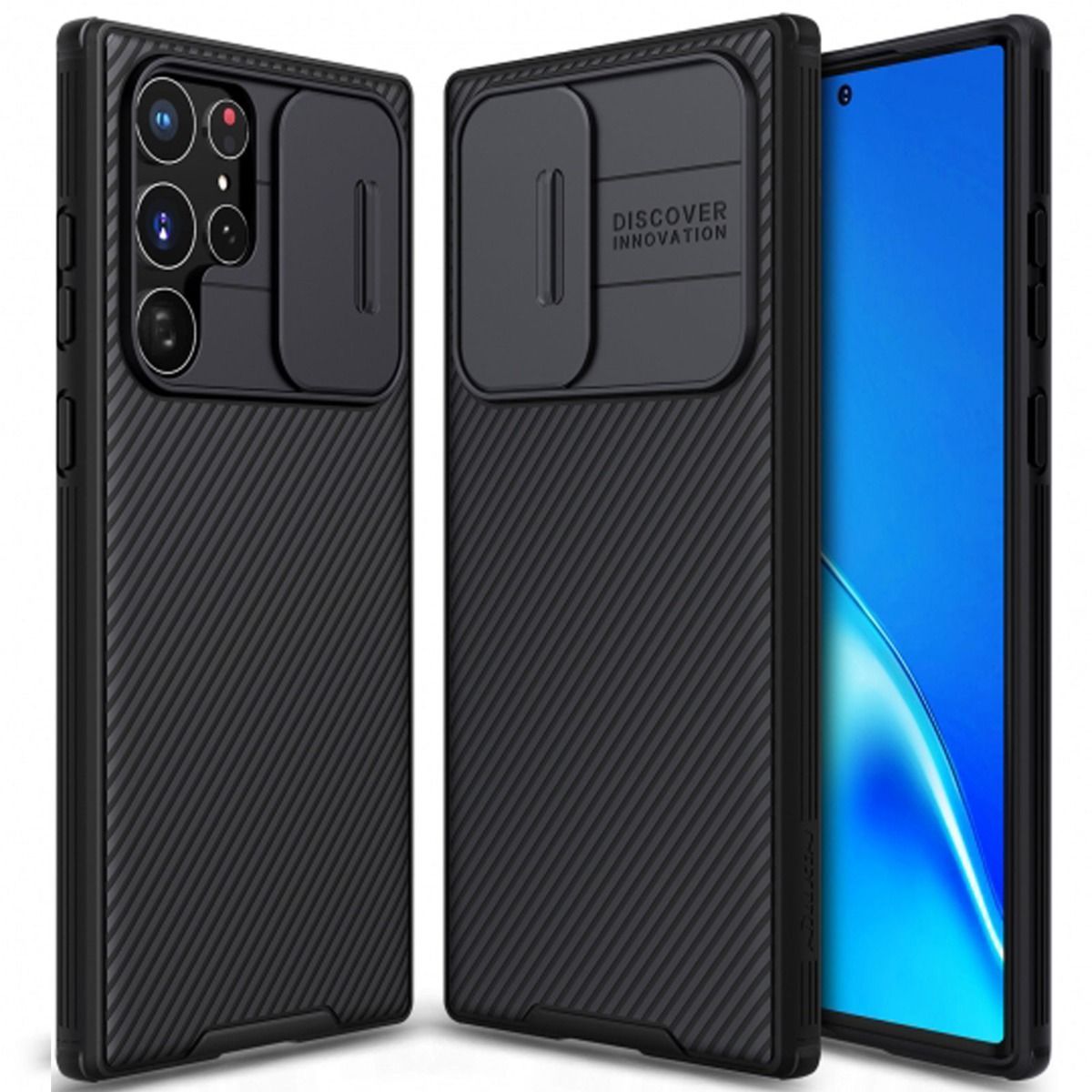 NILLKIN - Case Nillkin Camshield Funda SamSung S22  -Negro