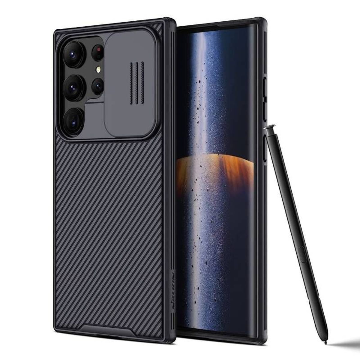 NILLKIN - Case Nillkin Camshield Funda SamSung S23 Ultra-Negro