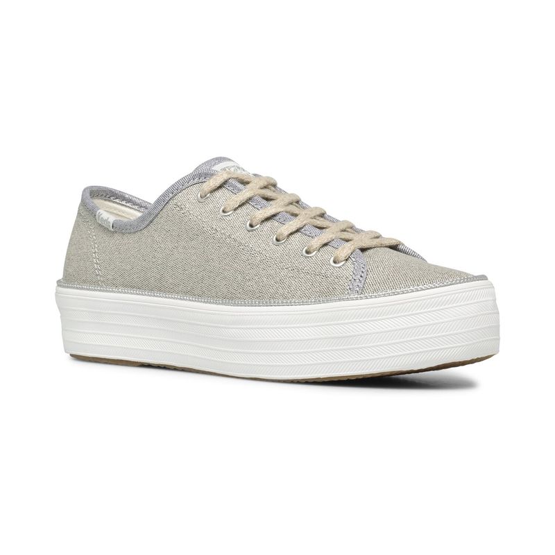 KEDS - Zapatilla Keds Triple Kick Met Gris KEDS