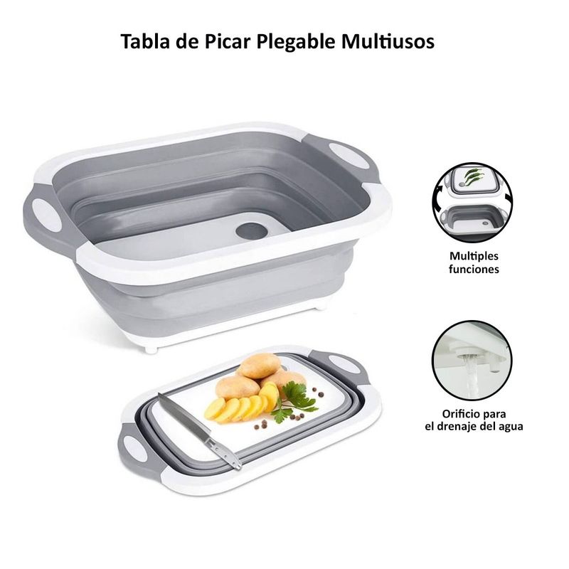 GENERICO - Tabla de Picar Plegable Multiusos