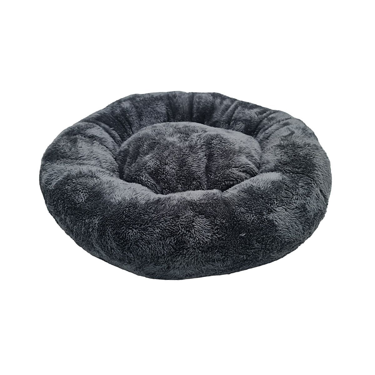 GENERICO - CAMA PARA PERROS Y GATOS DONUT LITE GRIS T - L
