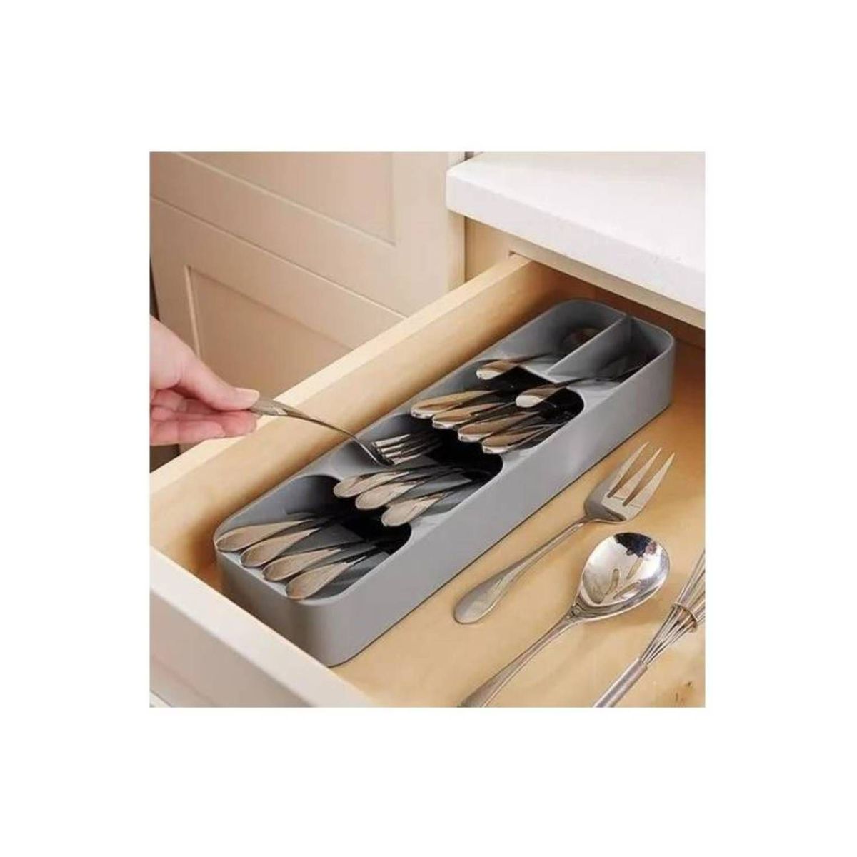 GENERICO - Organizador de cubiertos para cajón cocina