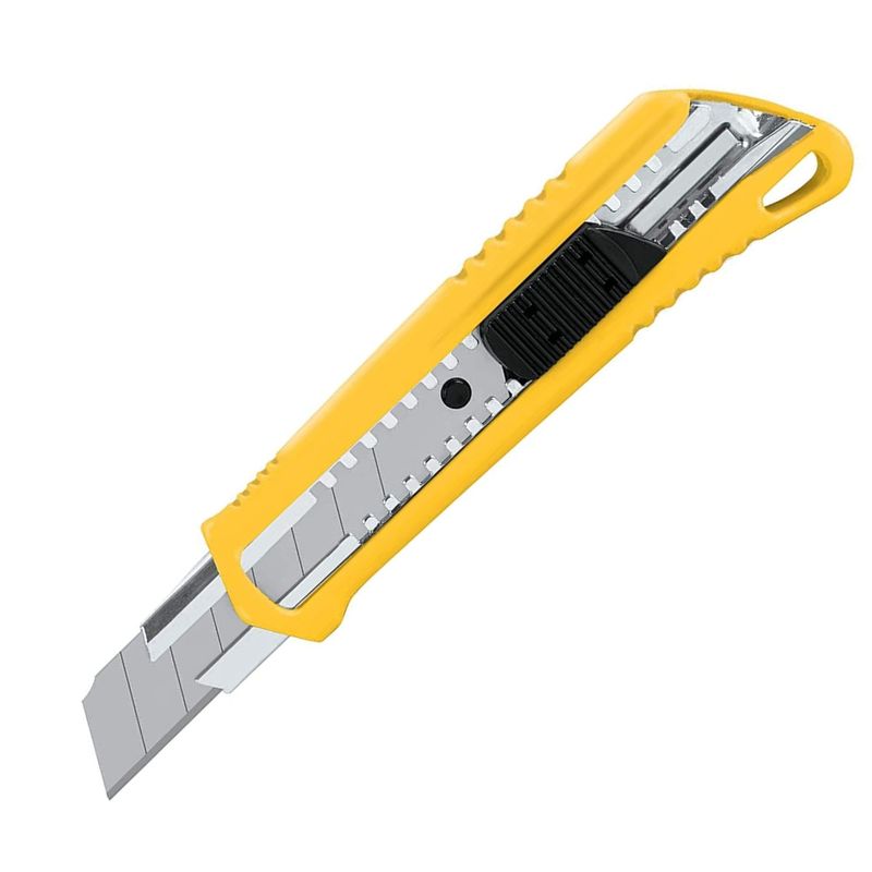 TRUPER - Cutter 18 mm plástico con alma metálica, Pretul