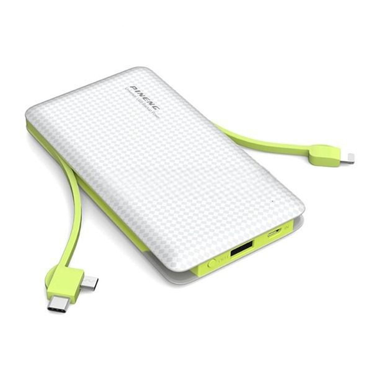 GENERICO - Powerbank 10000mah Batería Externa  Carga Rápida BLANCO