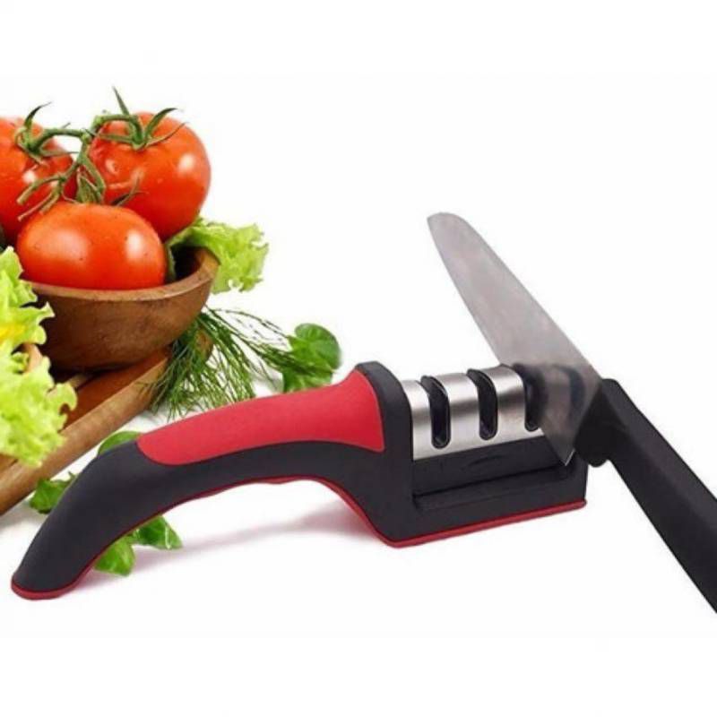 ITELSISTEM - Afilador De cuchillo Manual Cocina Portatil Itelsistem