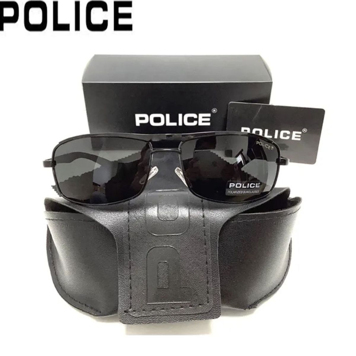 GENERICO - LENTES DE SOL ESTILO POLICIAL UV400 AVIADOR HOMBRE