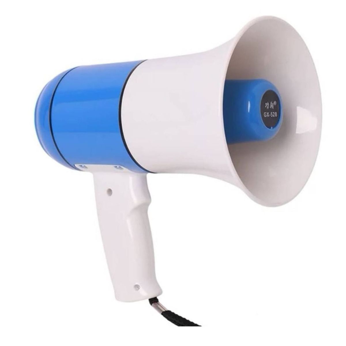 CAFINI - Megáfono 30W Sirena Grabadora USB Bluetooth Batería Recargable