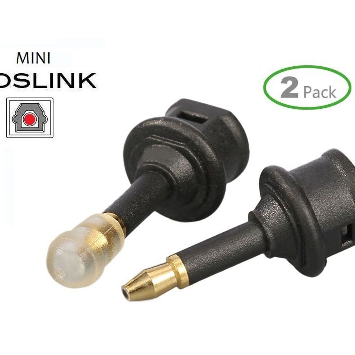 GENERICO - CONECTOR MINI TOSLINK JACK AUDIO OPTICO 3.5 mm