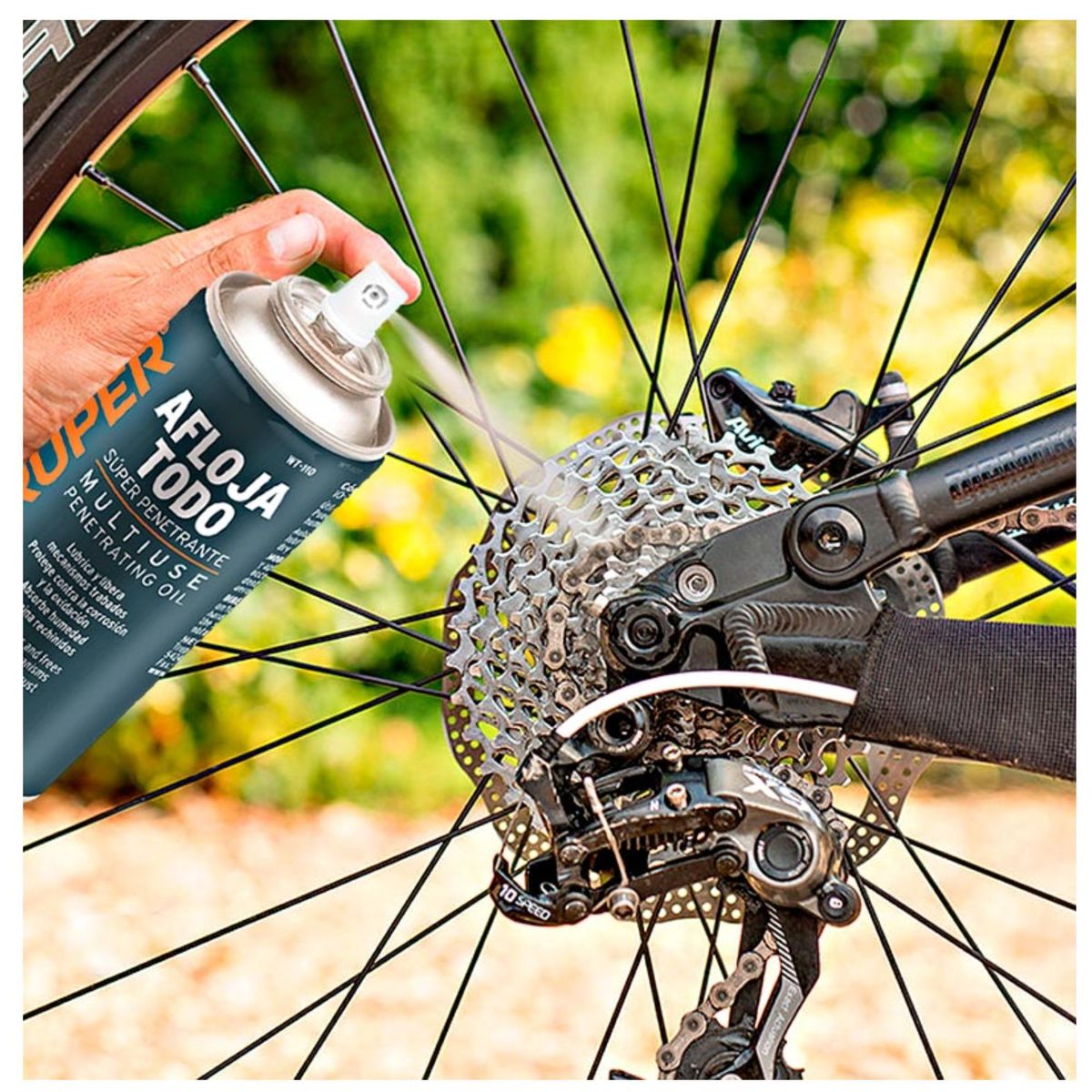 TRUPER - Combo Aceite Afloja Todo, 3 cepillos, desarmador multiuso 12 puntas