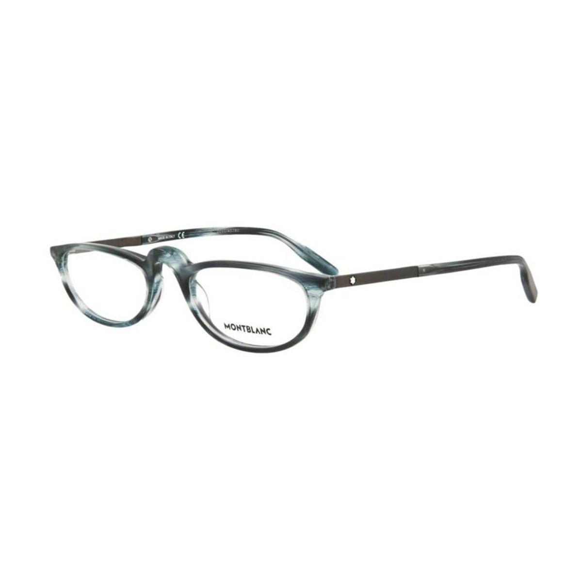MONTBLANC - Marco de Lentes Montblanc MB0024O-30006848-003 Cuadrados Hombre Azul