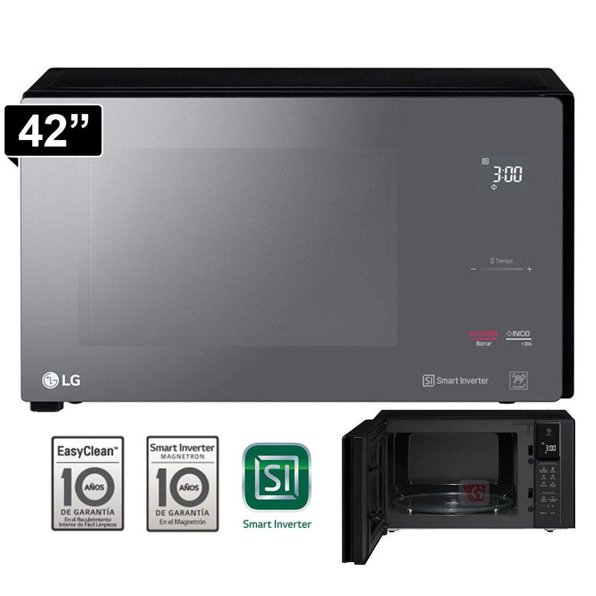 LG - Horno Microonda LG NeoChef 42 Litros MS4296DIR
