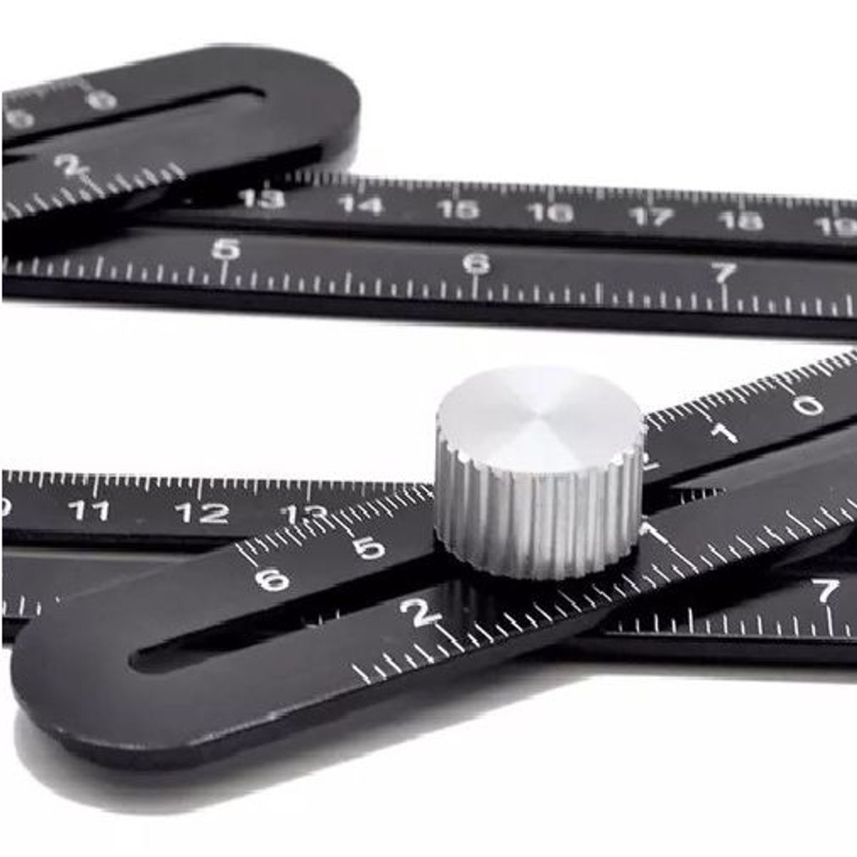 GENERICO - Regla Multifuncional Angulos Agujeros Bricolaje Ceramicos