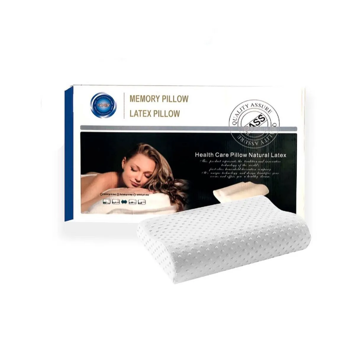 OEM - Almohada Ortopédica Viscoelástico con Funda