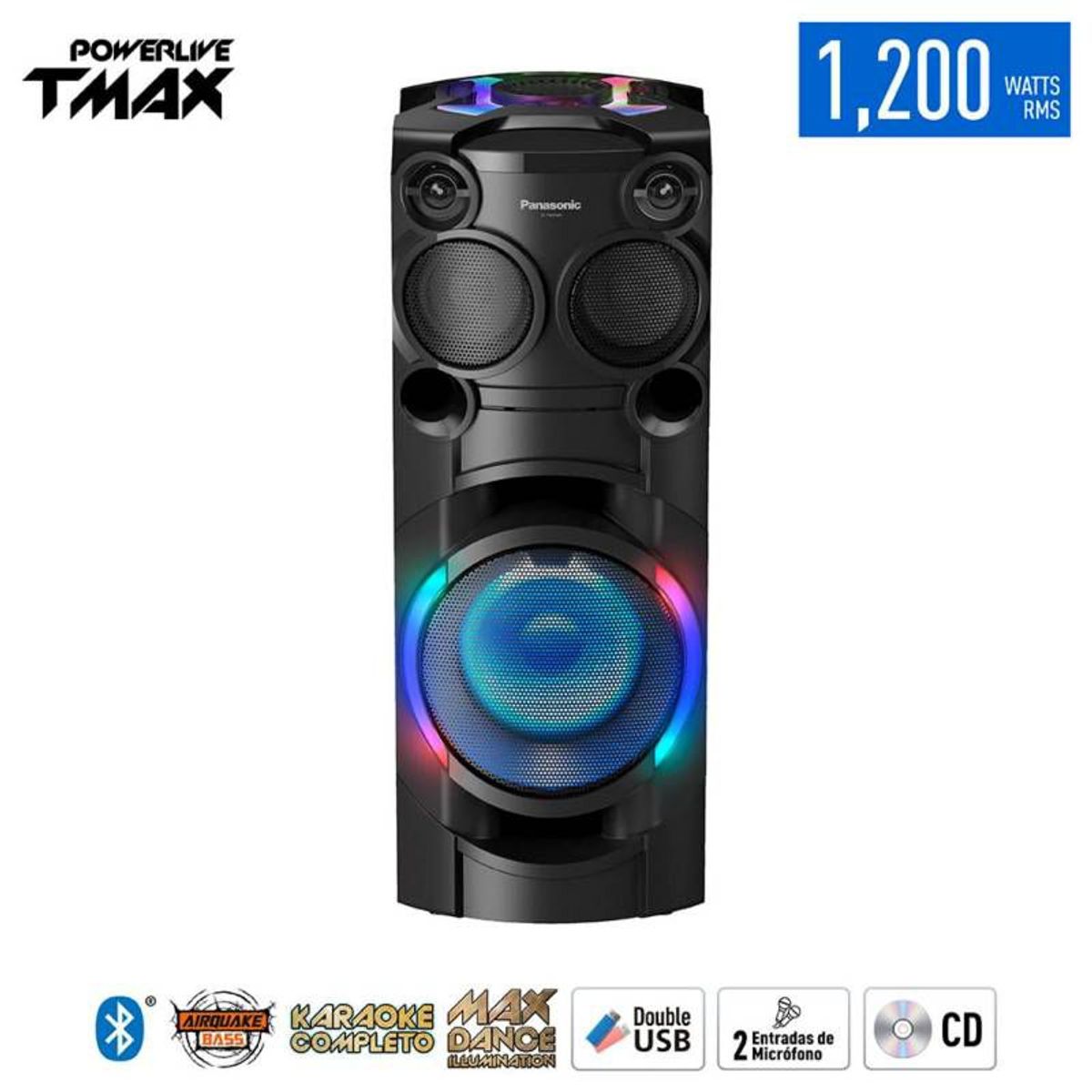 PANASONIC - Minicomponente Bluetooth Panasonic Tmax40