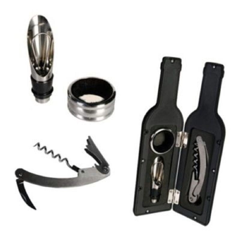 GENERICO - Kit de Herramientas Para Abrir Vino 3 en 1