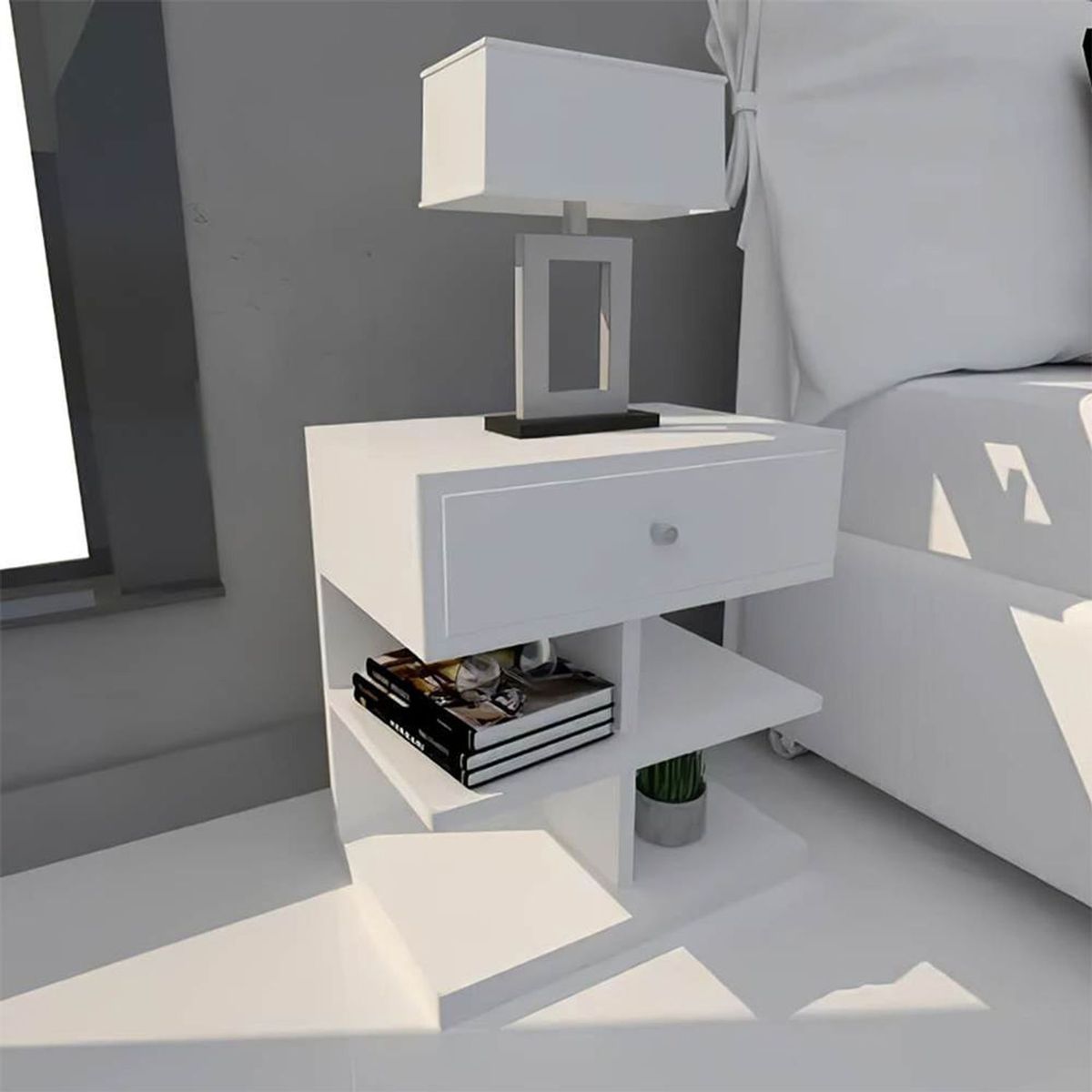 VENTITAS HOME - Velador Gales Ventitas Home Color Blanco