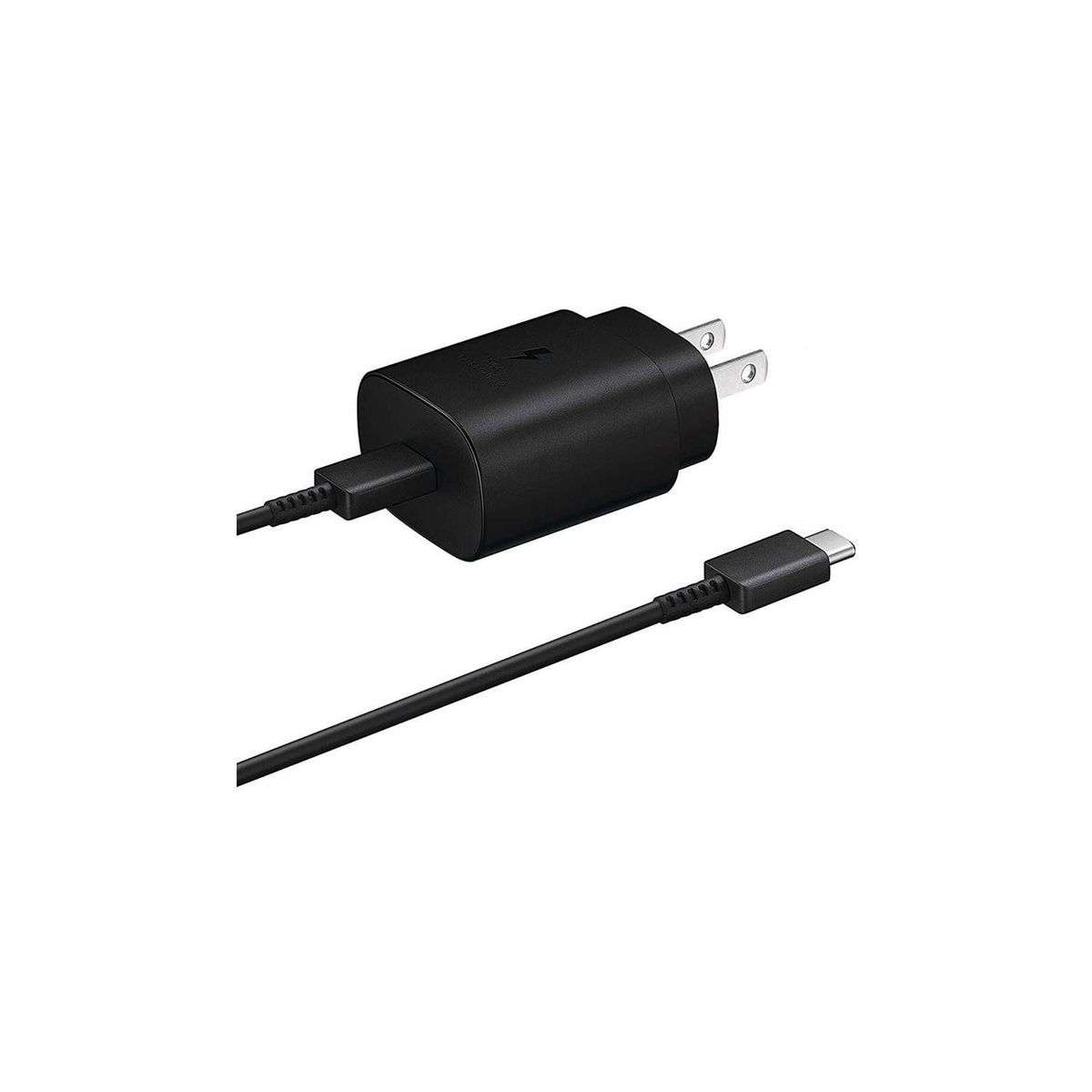 GENERICO - CARGADOR 25W USB TIPO C a C GENERICO Negro-CAJA