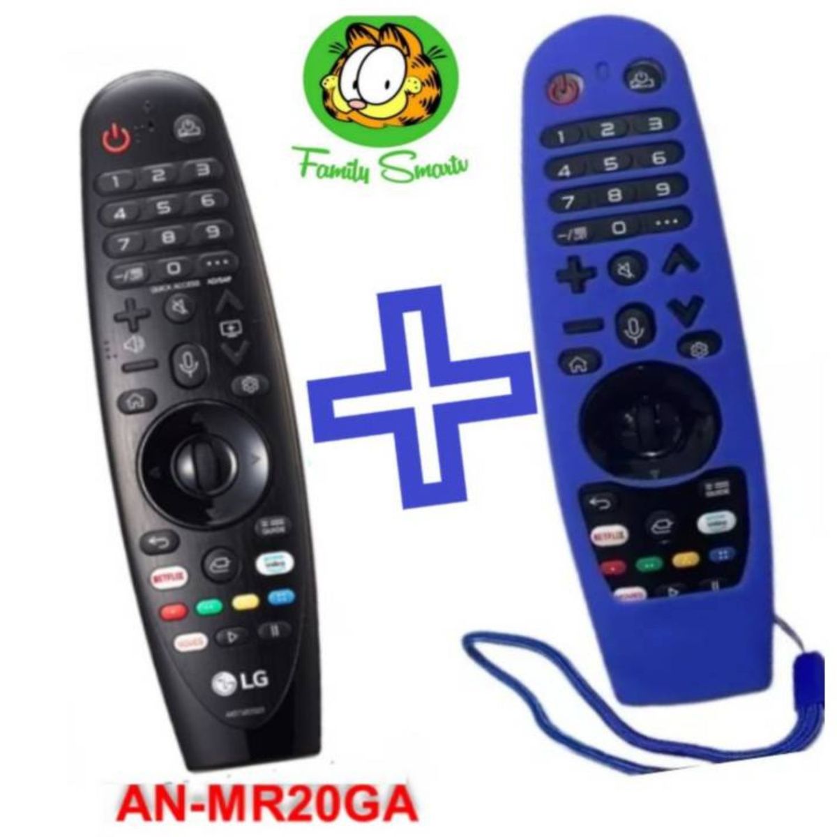 GENERICO - CONTROL GENERICO MAGIC REMOTE SMART MR20GA 2020 + Funda Azul