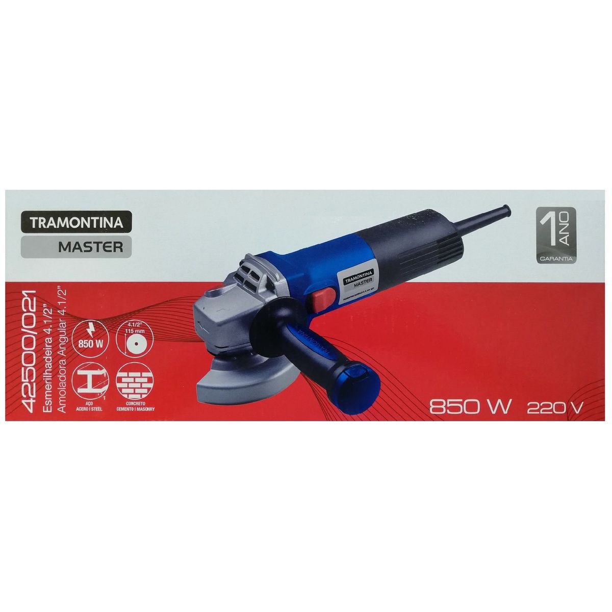 TRAMONTINA - ESMERIL ANGULAR 4.12 850W 42500-021 TRAMONTINA MASTER