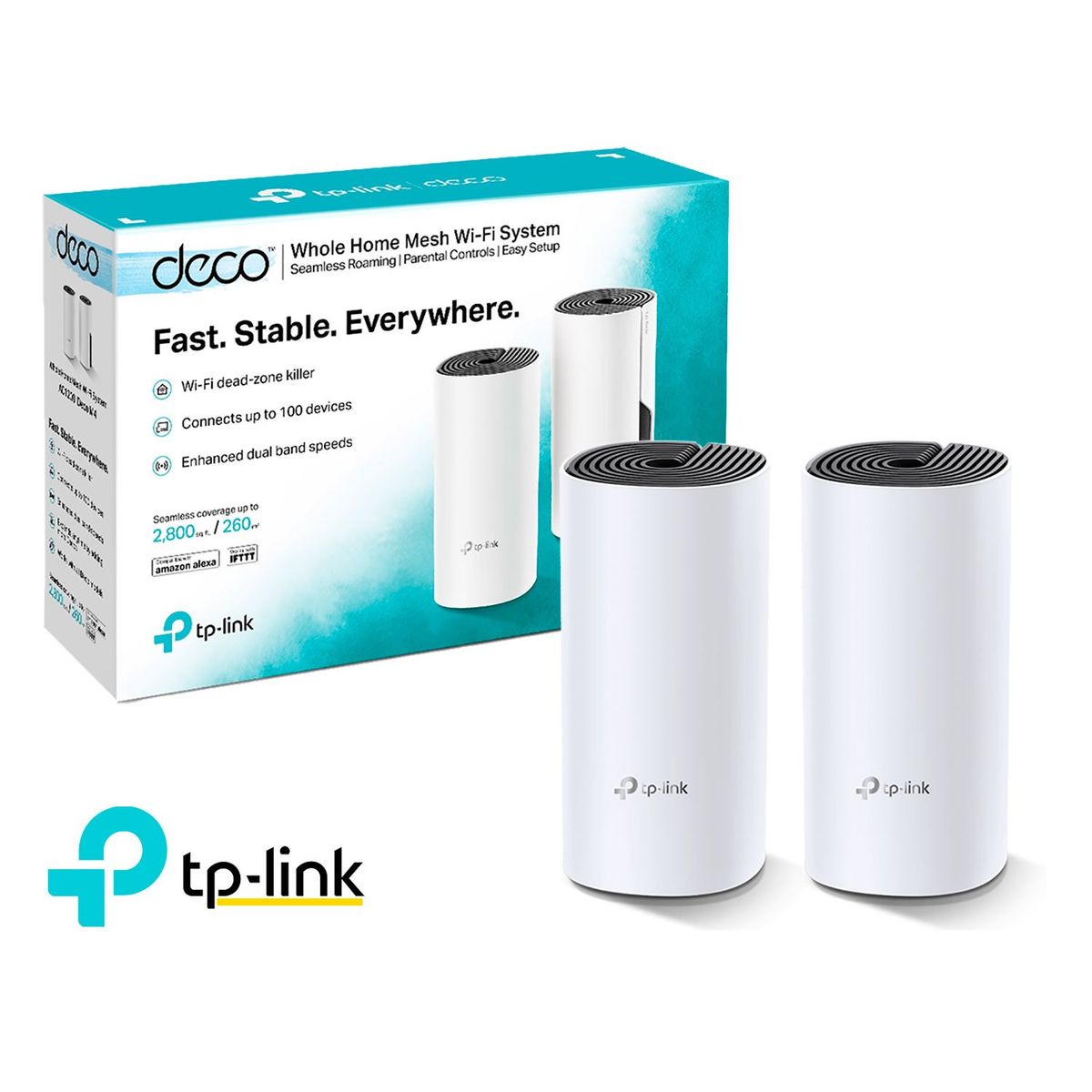 TP LINK - TP-Link Deco M4 2 Pack Sistema Wi-Fi 5 GHz 2,4 GHz Mesh AC1200