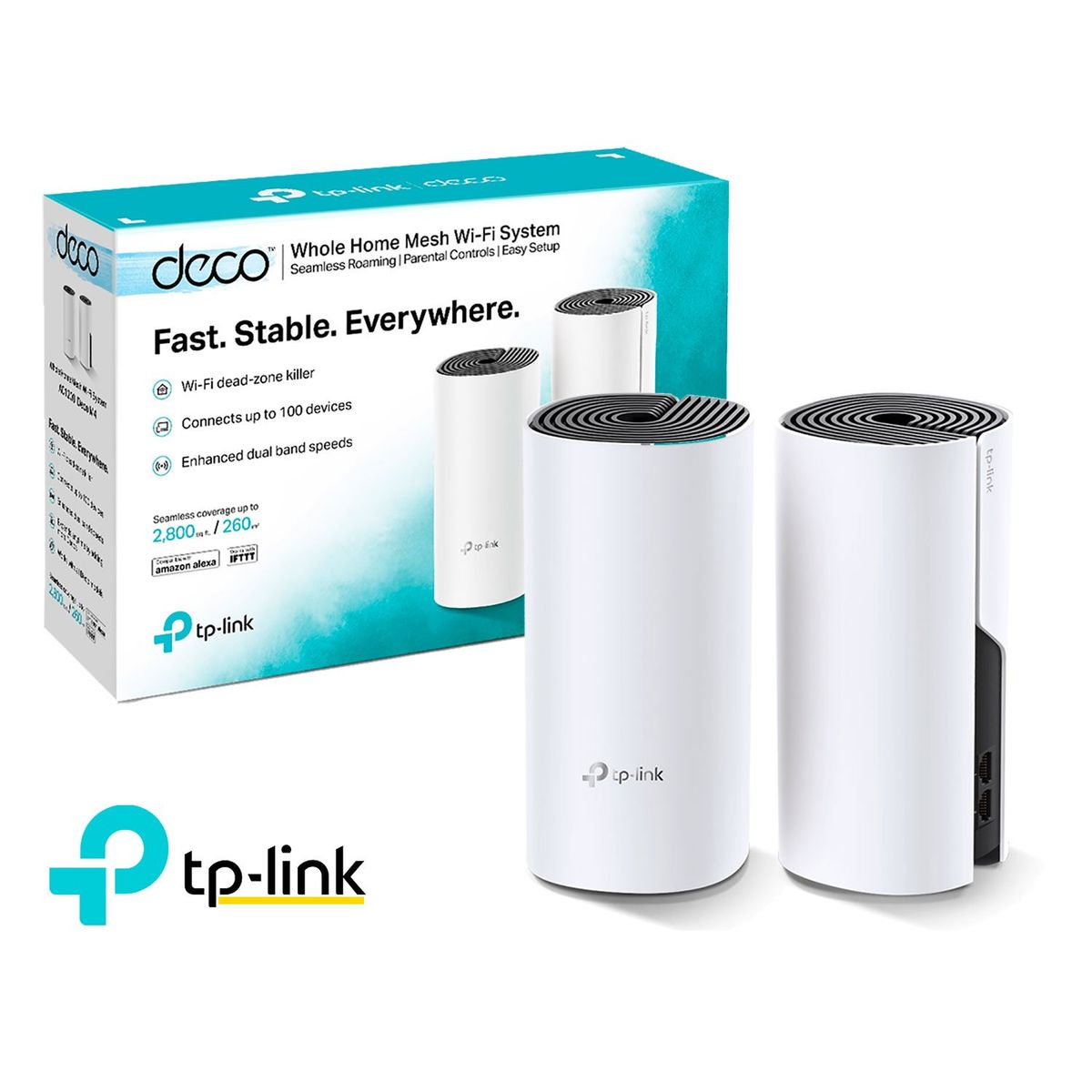 TP LINK - TP-Link Deco E4 2 Pack AC1200 Sistema Wi-Fi Mesh 5 GHz 2,4 GHz