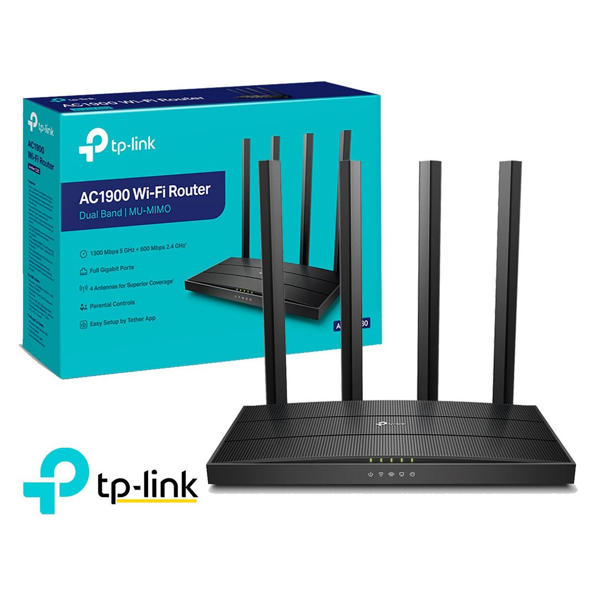 TP LINK - TP-Link Router Archer C80 AC1900 Wireless Dual Band 5 GHz 2,4 GHz