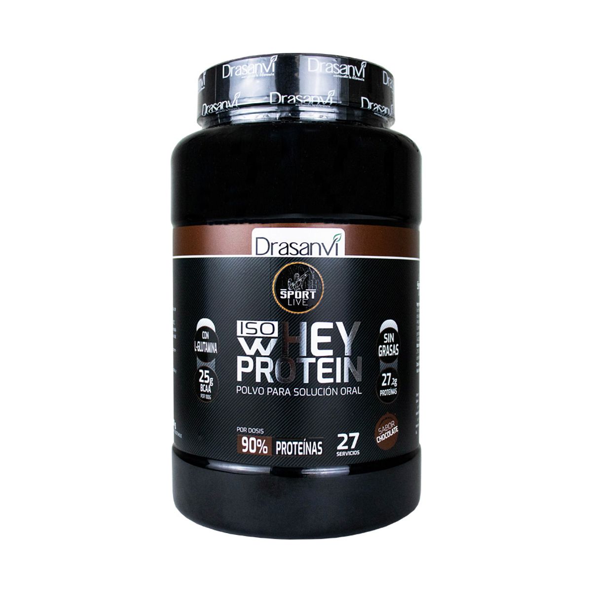 DRASANVI - Iso Whey Proteina Sabor Chocolate 800 gr