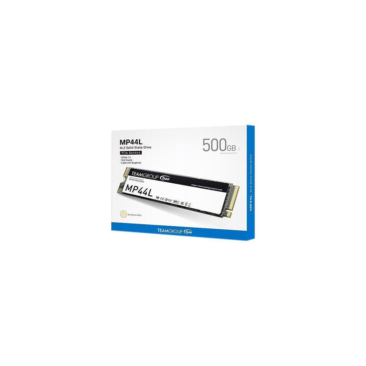 TEAMGROUP - Disco Solido SSD TeamGroup MP44L 500GB M2  PCIe TM8FPK500G0C101
