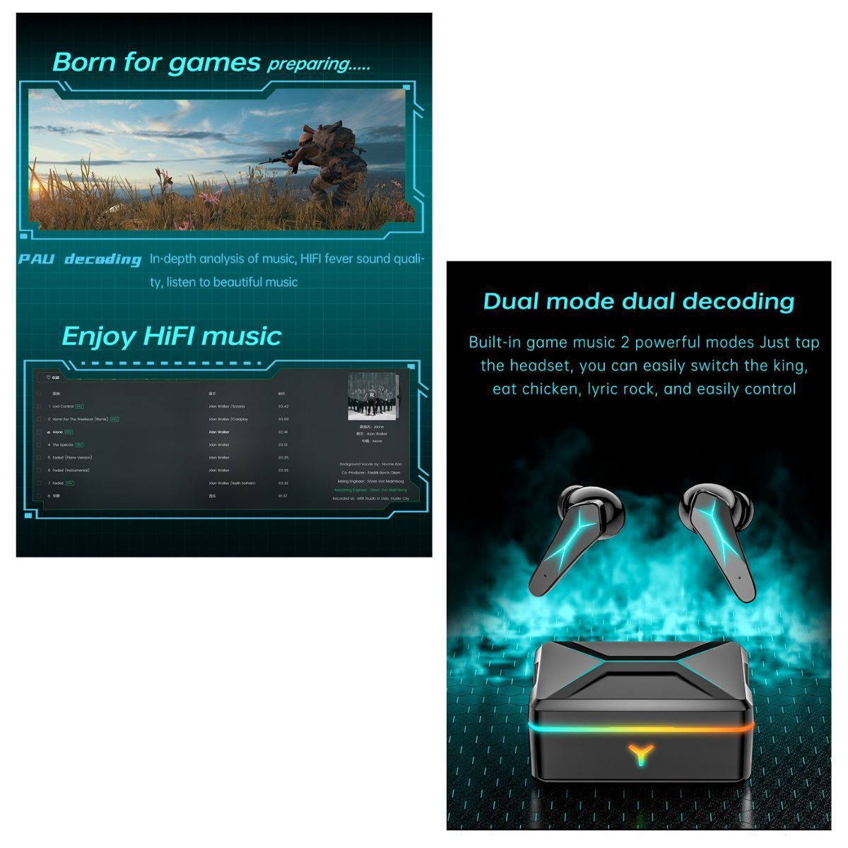 TWS - Auricular Inalambrico X7 2023 Hasta 7h Full Music