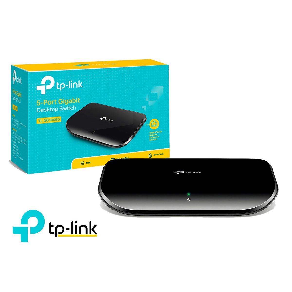 TP LINK - TP-Link Switch TL-SG1005D 5 Puertos Gigabit 10/100/1000mbps