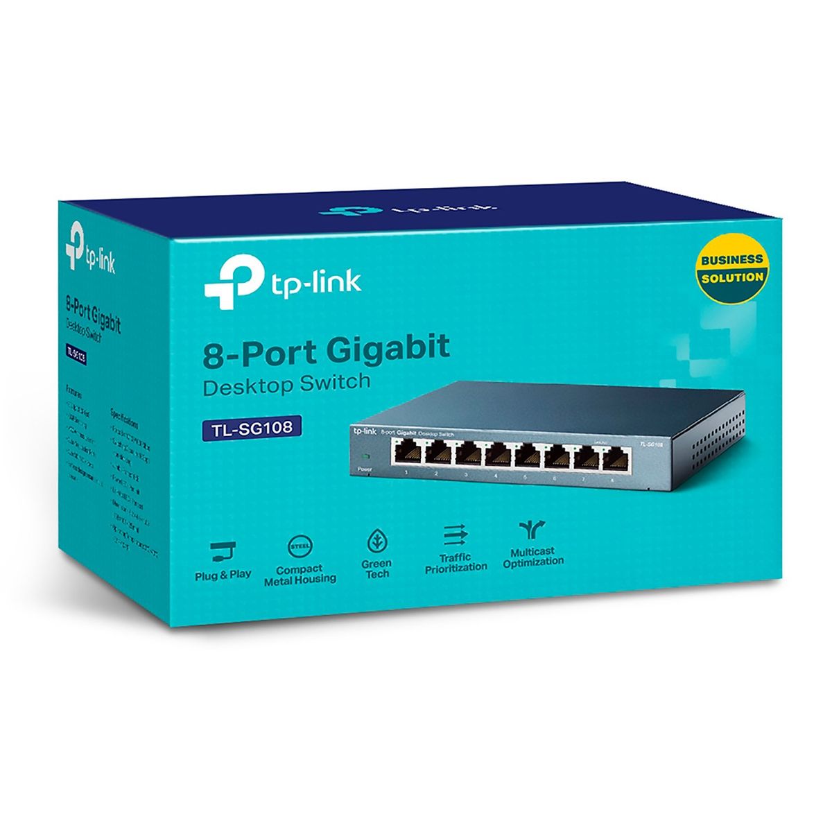 TP LINK - TP-Link Switch TL-SG108 8 Puertos de 10/100/1000mbps