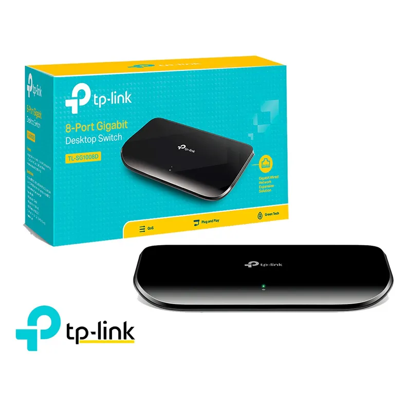 TP LINK - TP-Link Switch Gigabit 8 Puertos 10/100/1000mbps Tl-sg1008d