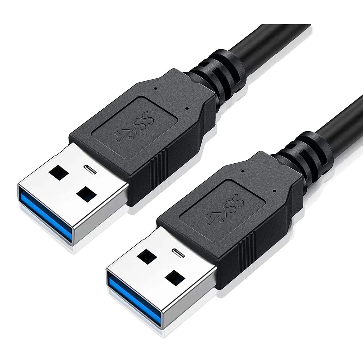 GENERICO - CABLE EXTENSION USB 2.0 MACHO A MACHO 1.5Mts