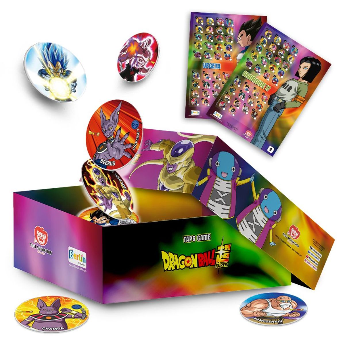 EDITORIAL BERLIN - Box Taps Dragon Ball Super - Colección Completa