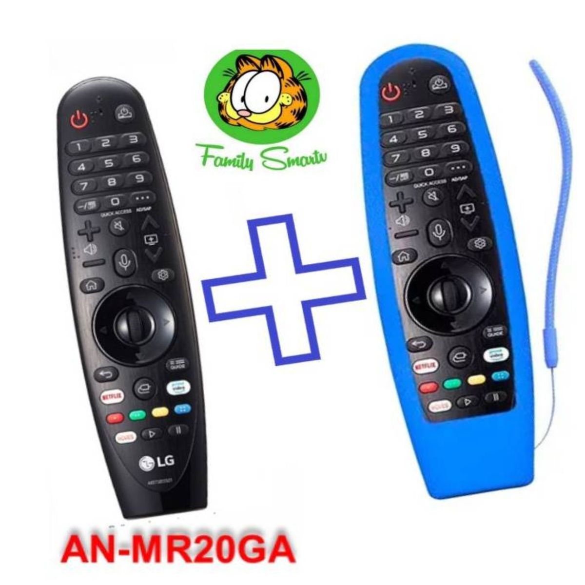 GENERICO - CONTROL GENERICO MAGIC REMOTE SMART MR20GA 2020 + funda Azul