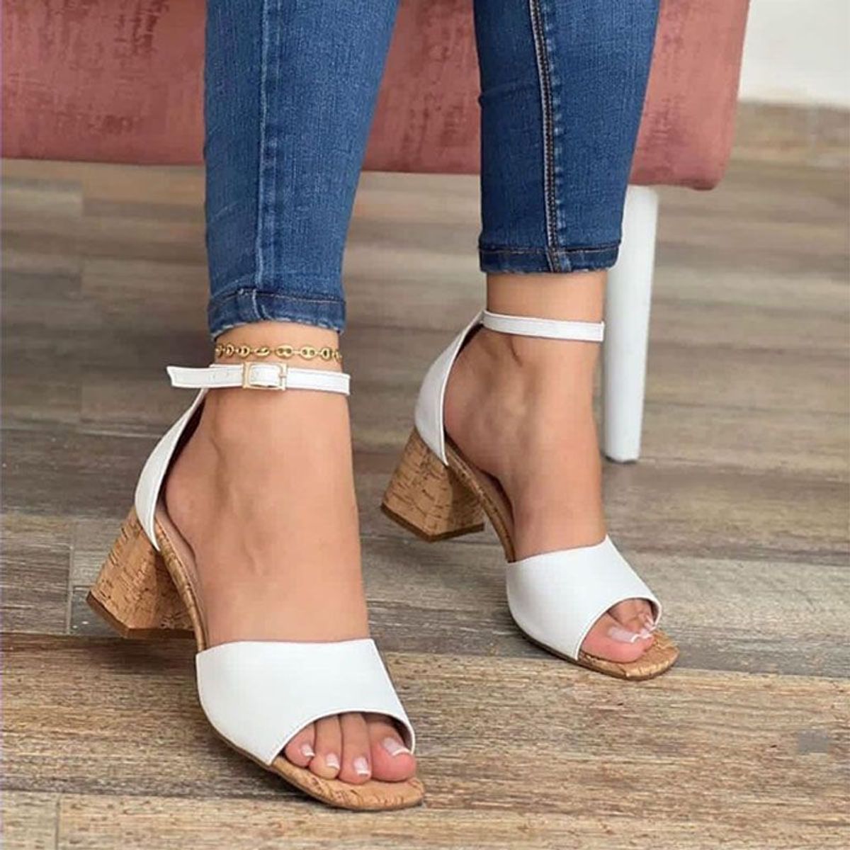 GENERICO - 2029L-50 Sandalia Mujer Ximena Gutierrez Color Blanco