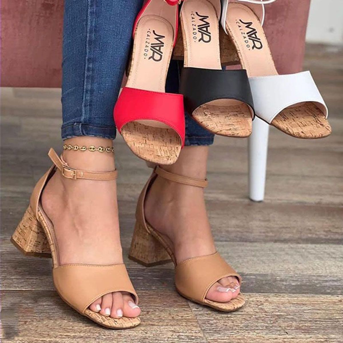 GENERICO - 2029L-50 Sandalia Mujer Ximena Gutierrez Color Blanco