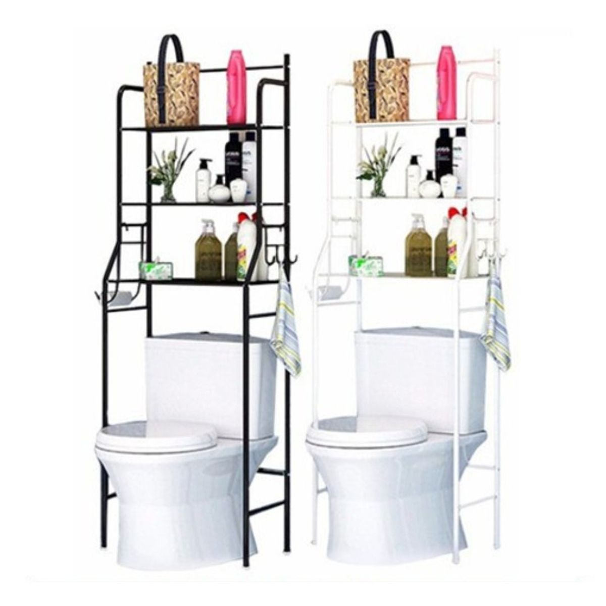 OEM - Estante Organizador de Baño Multifuncional 3 Niveles