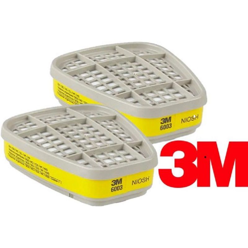 3M - Cartucho contra vapores orgánicos y gases ácidos Mod6003 3M