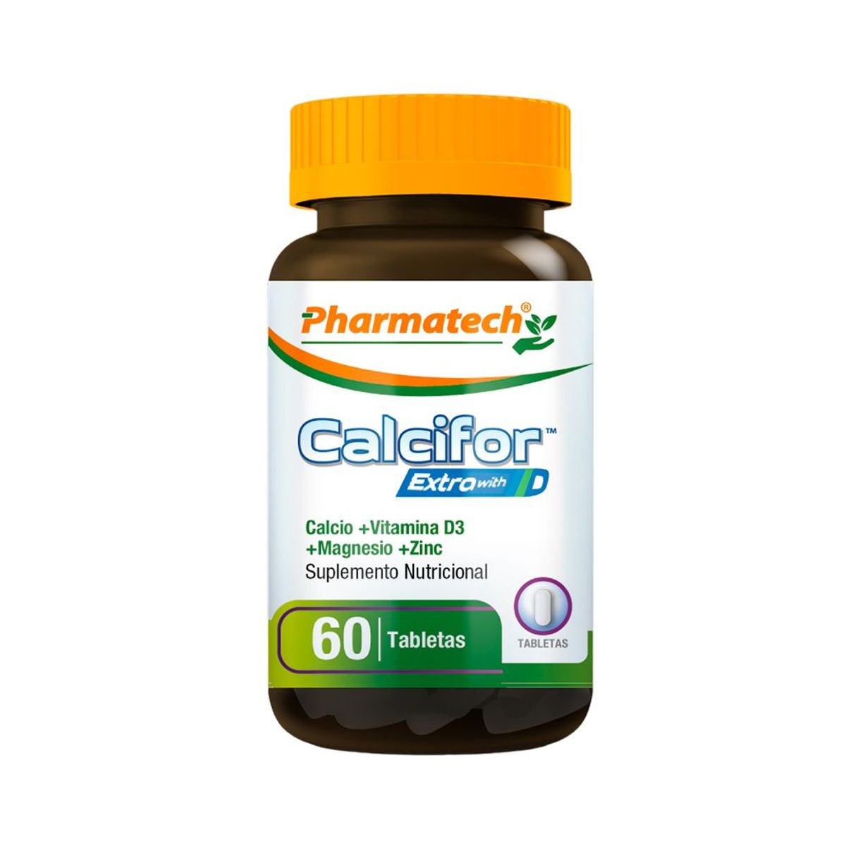 PHARMATECH - Calcio Magnesio Zinc Vitamina D Pharmatech Calcifor 60 Caps