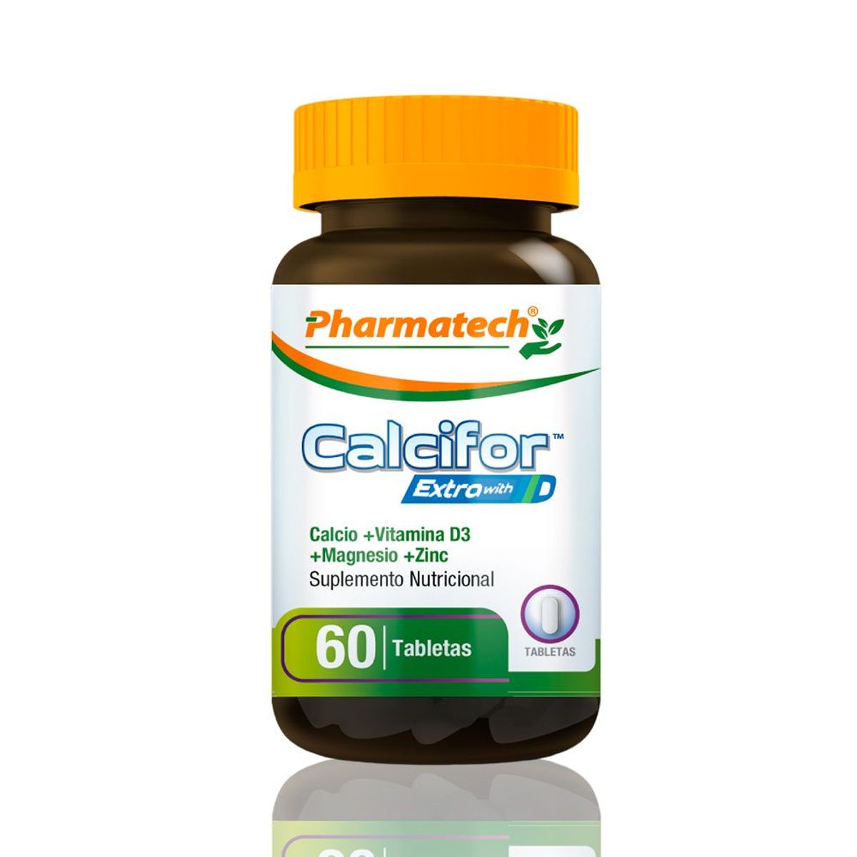 PHARMATECH - Calcio Magnesio Zinc Vitamina D Pharmatech Calcifor 60 Caps
