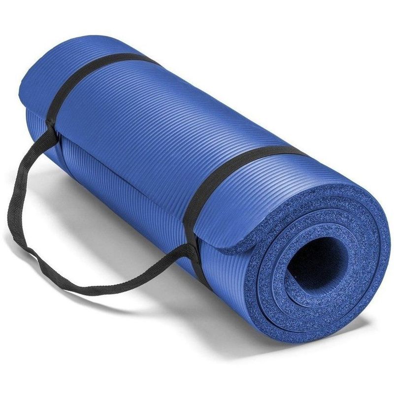 GENERICO - Colchoneta yoga mat azul15mm Cinta transportadora