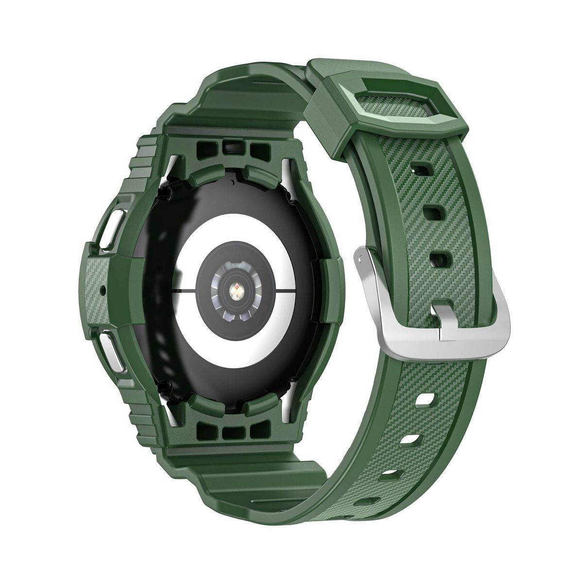 GENERICO - Correa + Case Armor para SAMSUNG GALAXY WATCH 4 DE 44MM - Verde