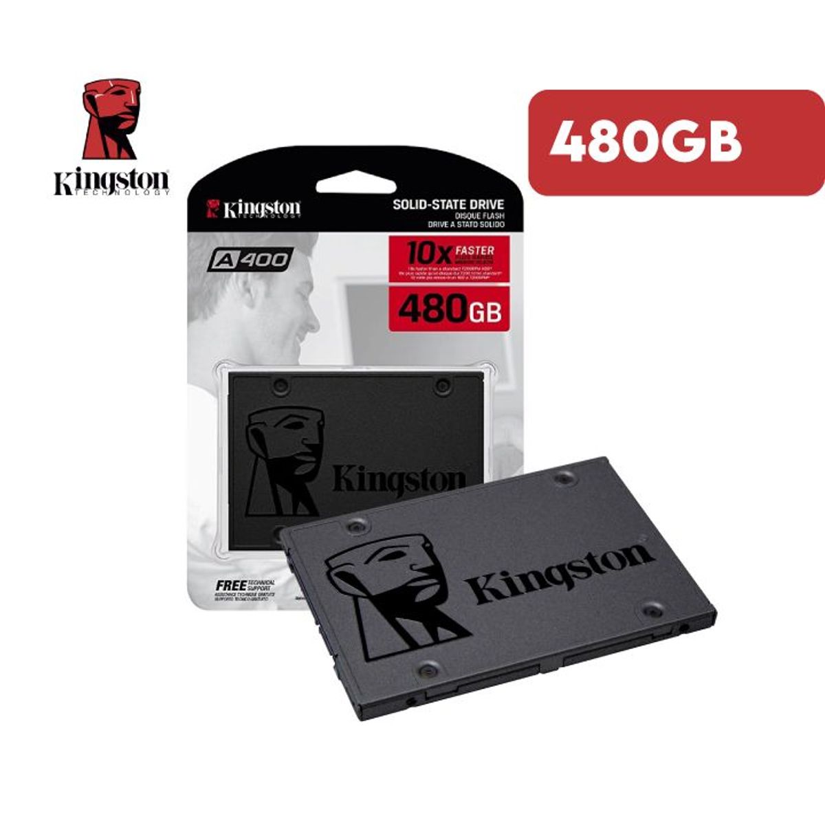 KINGSTON - SSD KINGSTON A400 480GB 2.5 SATA