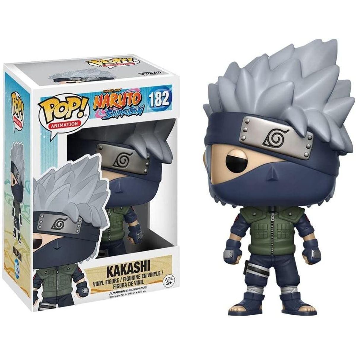 FUNKO - Funko Pop! Naruto Shippuden Kakashi # 182 Segunda Wave