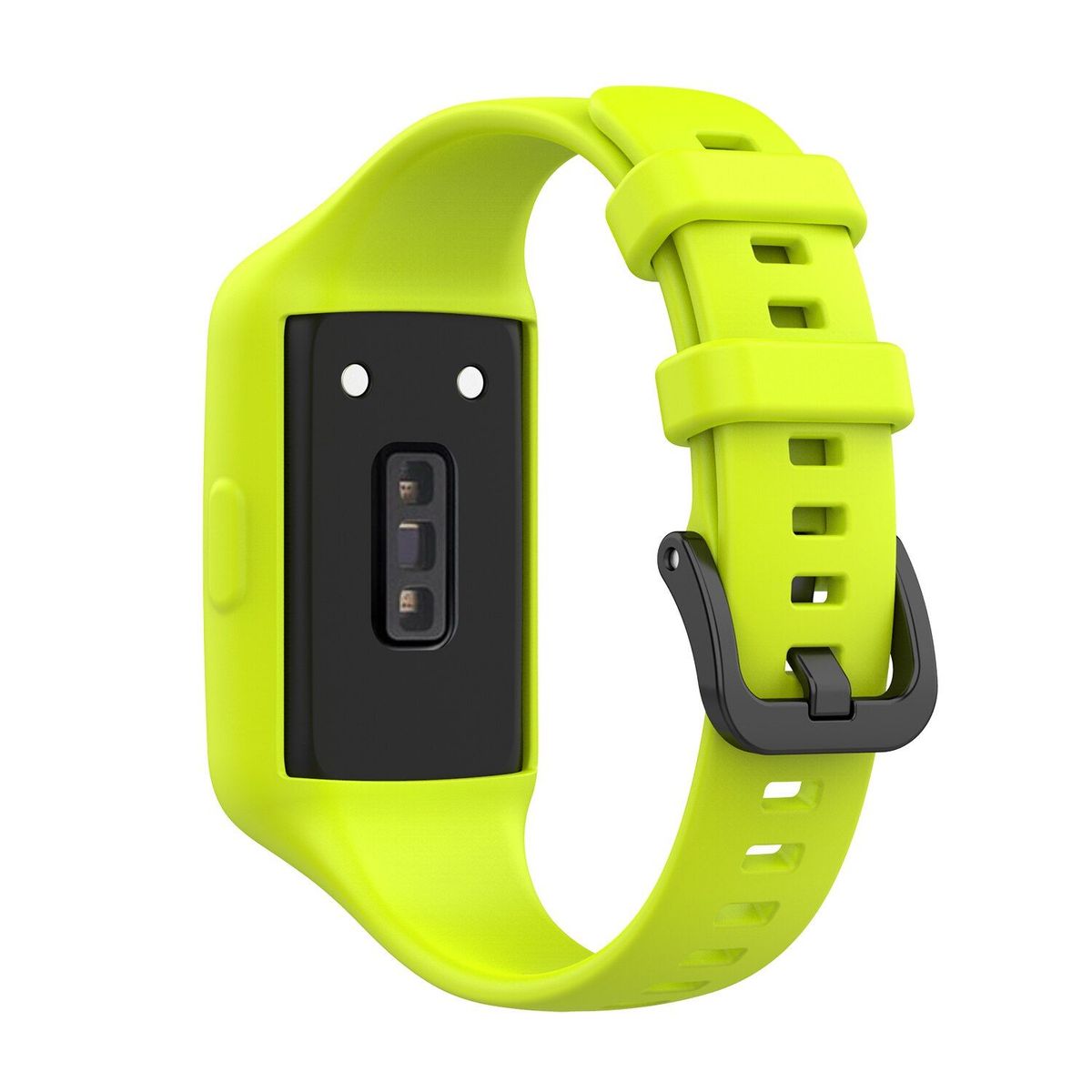 GENERICO - Correa con Case Silicona para HUAWEI WATCH BAND 6 - Amarillo